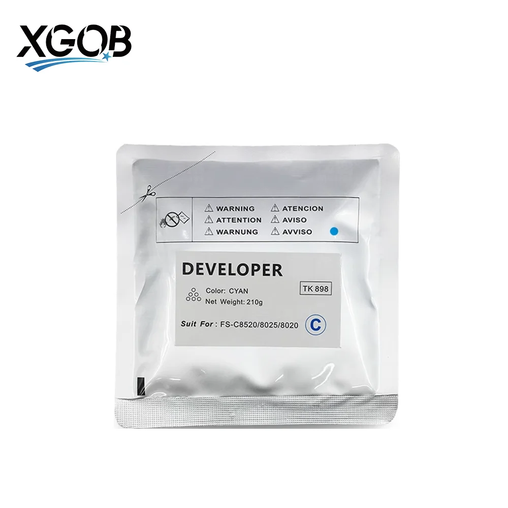 1 Zak/210g TK898 Ontwikkelaar Poeder Voor Kyocera FS-C8020MFP C8025MFP C8520MFP C8525MFP C8124MFP Hoge Compatibel ijzeren Carrier