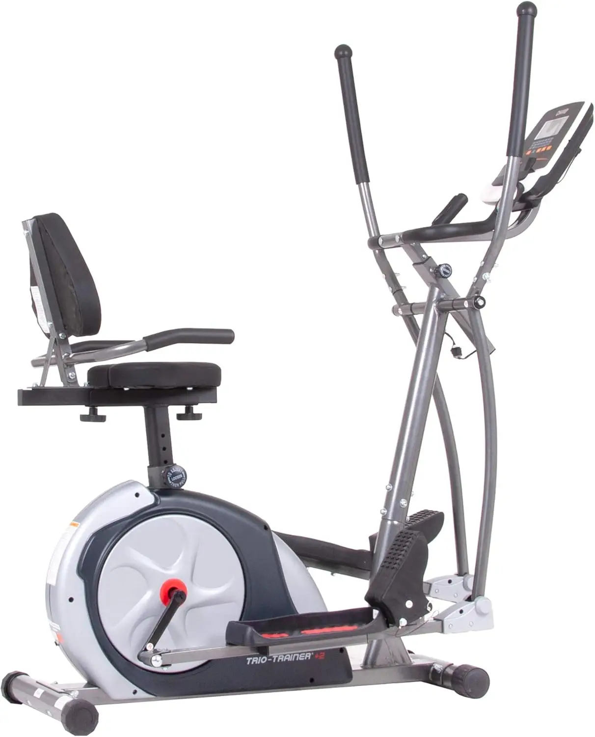 

3-in-1 Home Gym, Upright Exercise Bike, Elliptical Machine & Recumbent Bike, Trio Trainer Exercise Machine Plus Two