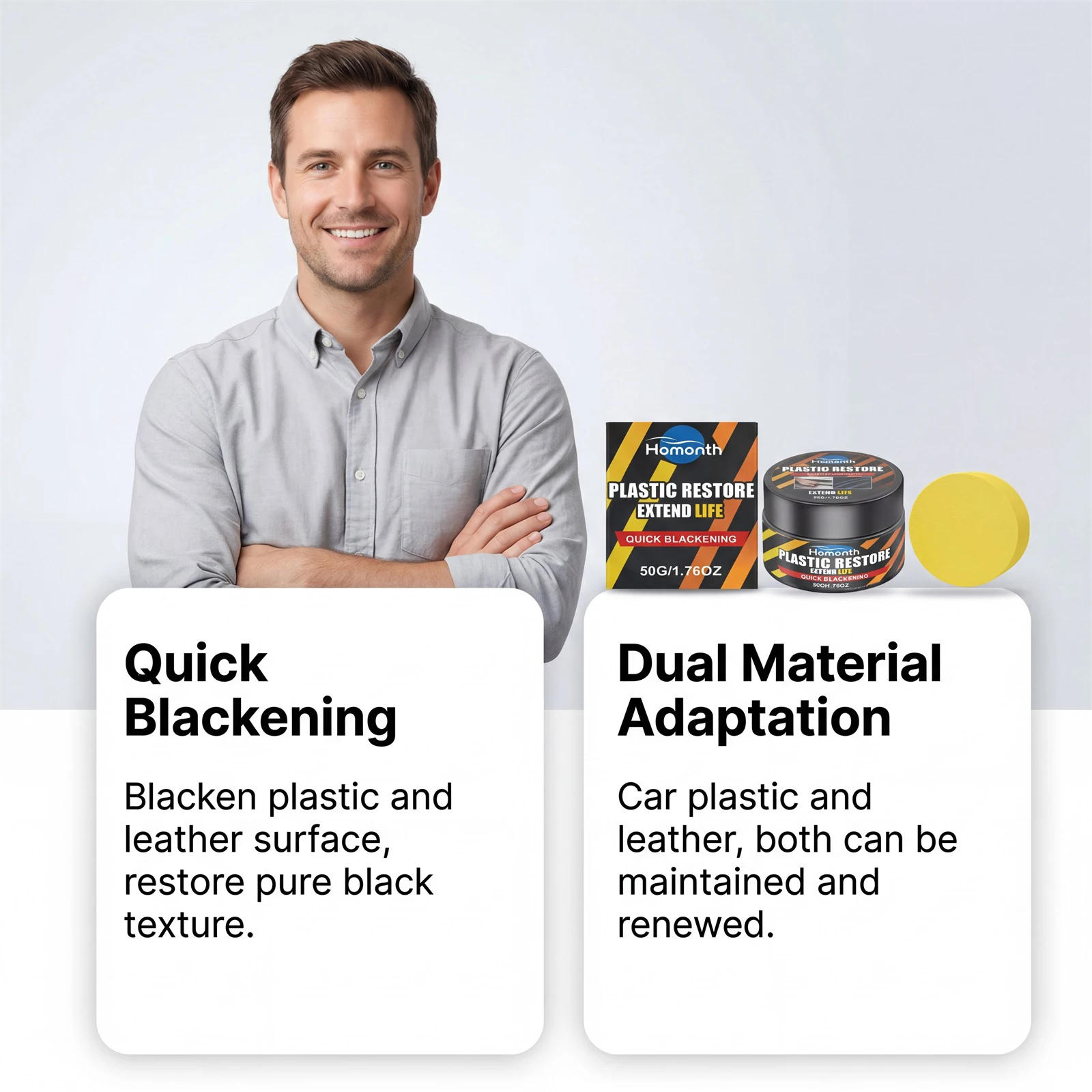 50g Plastic Restorer for Cars - đánh giá và giá Trim Restorer Plastic