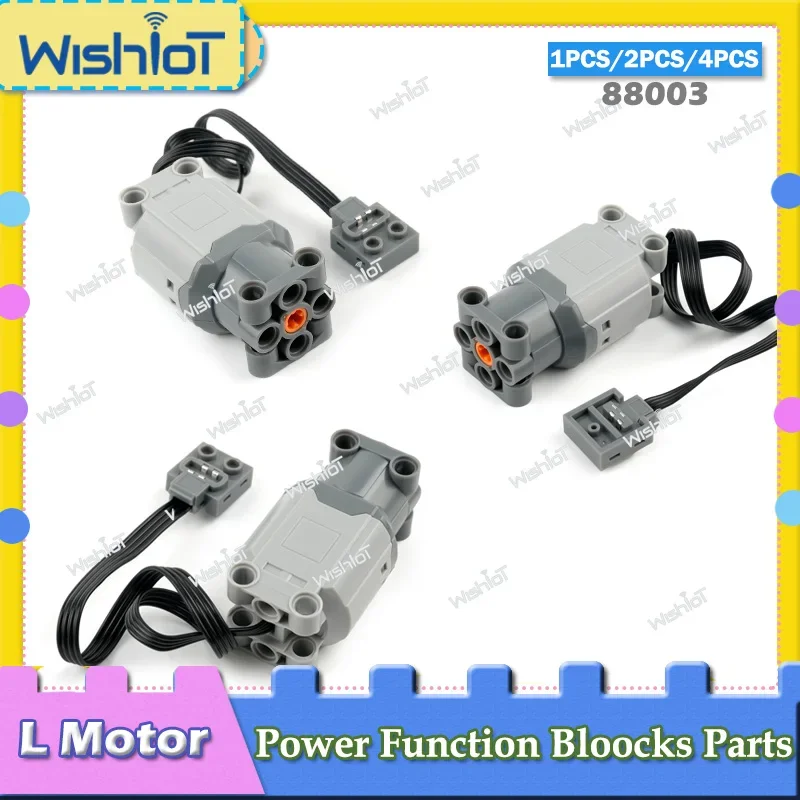 L moteur 88003 blocs de construction techniques pièces bricolage jouets fonctions de puissance briques moteurs accessoires pour voiture/hélicoptère/modèle de Robot