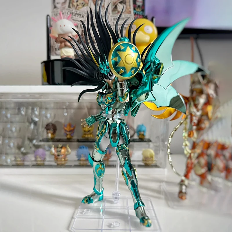 GT Saint Seiya Alloy Myth Cloth Ex God Cloth Pegasus Model Shiryu Purple Dragon Color Anime Action Figures Trendy Cartoon Decor