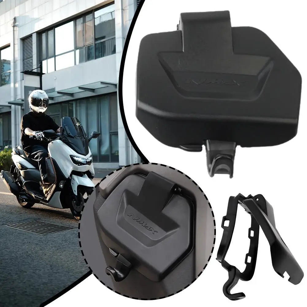 

For NMAX155 V2 2025YEAR Waterproof Storage Cap Pocket Cover ABS UPGRADE Side Pocket With Anti-theft Lock And Hanging Hook