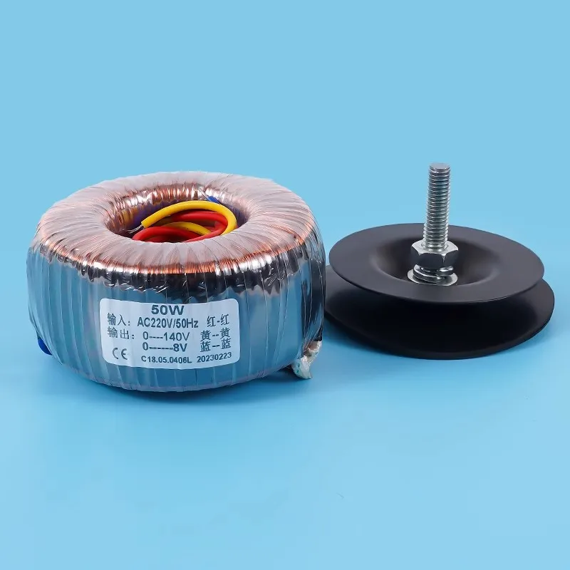 50W Pure Copper Toroidal Transformer 50VA Audio Tube Amplifier Power Transformer Dual 220V or 220V+10V+6.3V