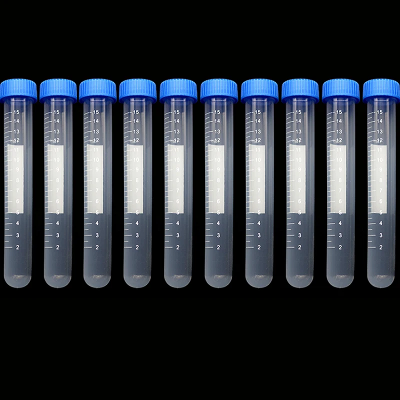 10 шт., пластиковые трубки для центрифуги, 15 мл