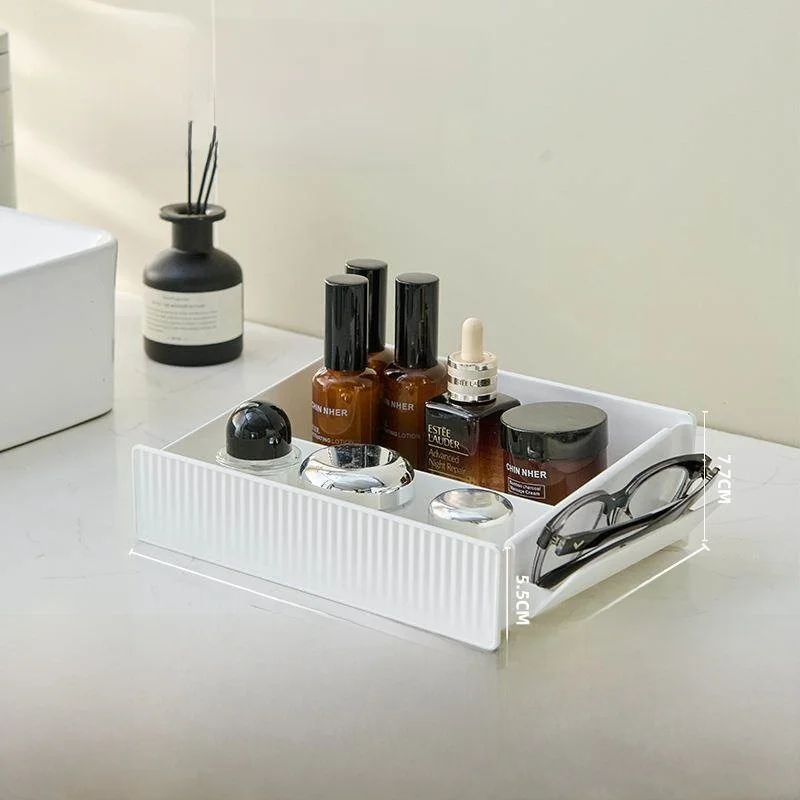 

Органайзер для косметики в ванную комнату: настольный лоток с дренажем для хранения косметики и уходовых средств