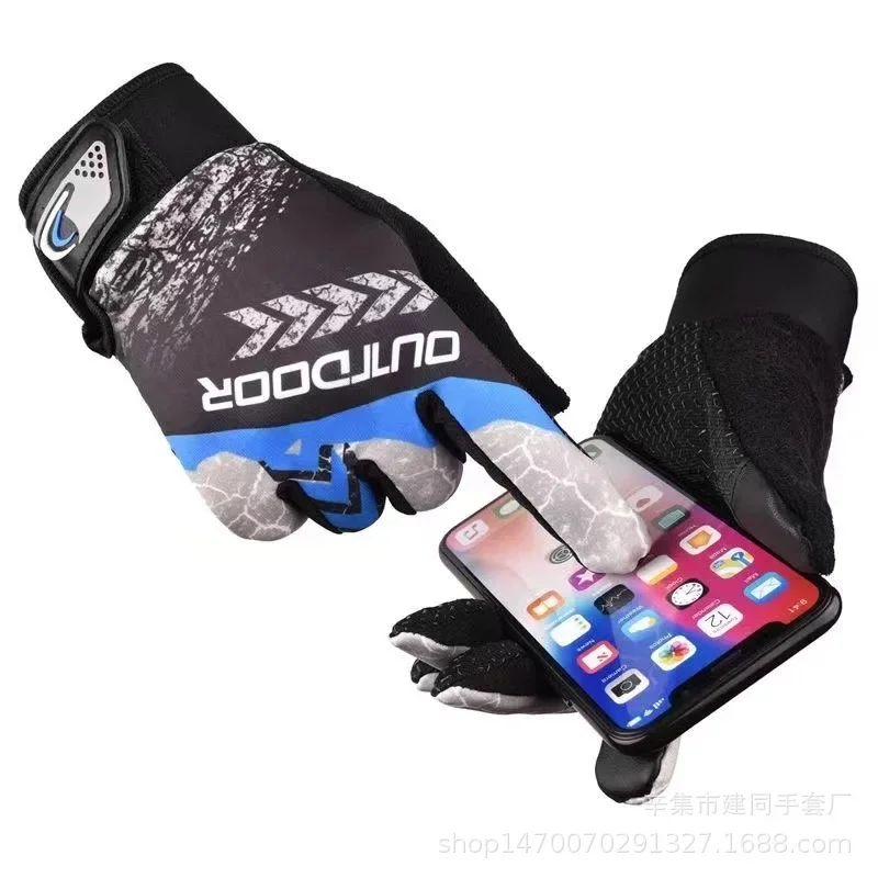 Cycling Motorbike Gloves Men Breathable Non-slip Guantes Moto Bicycle Women Touch Screen Alpine Gloves MTB Fitness Full Finger