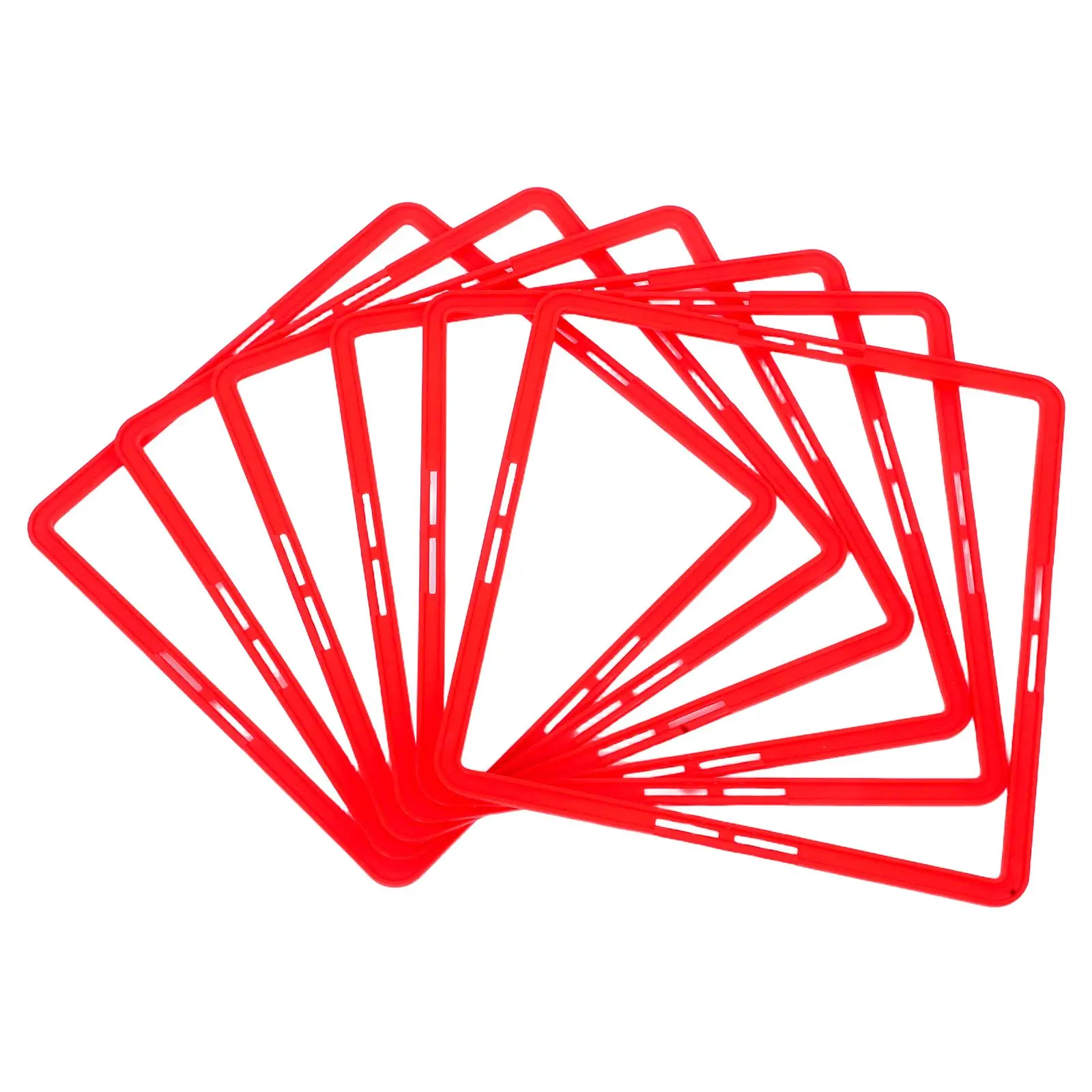 

6pcs Football Training Rings for Agility Speed Exercises Reliable Material Sports Equipment Soccer Basketball Tennis