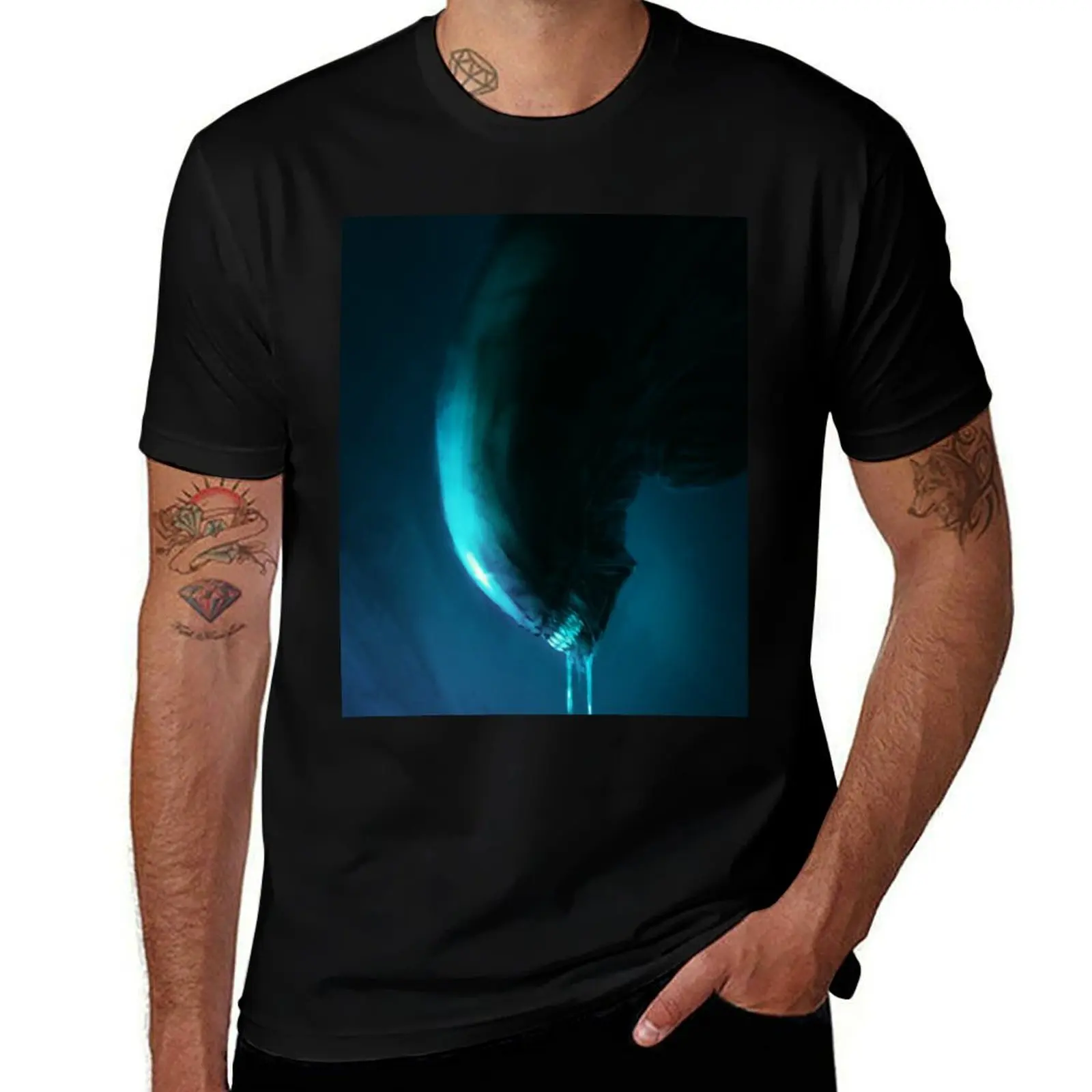 

Xenomorph T-Shirt cotton tshirt 100% t shirt man casual T-Shirt