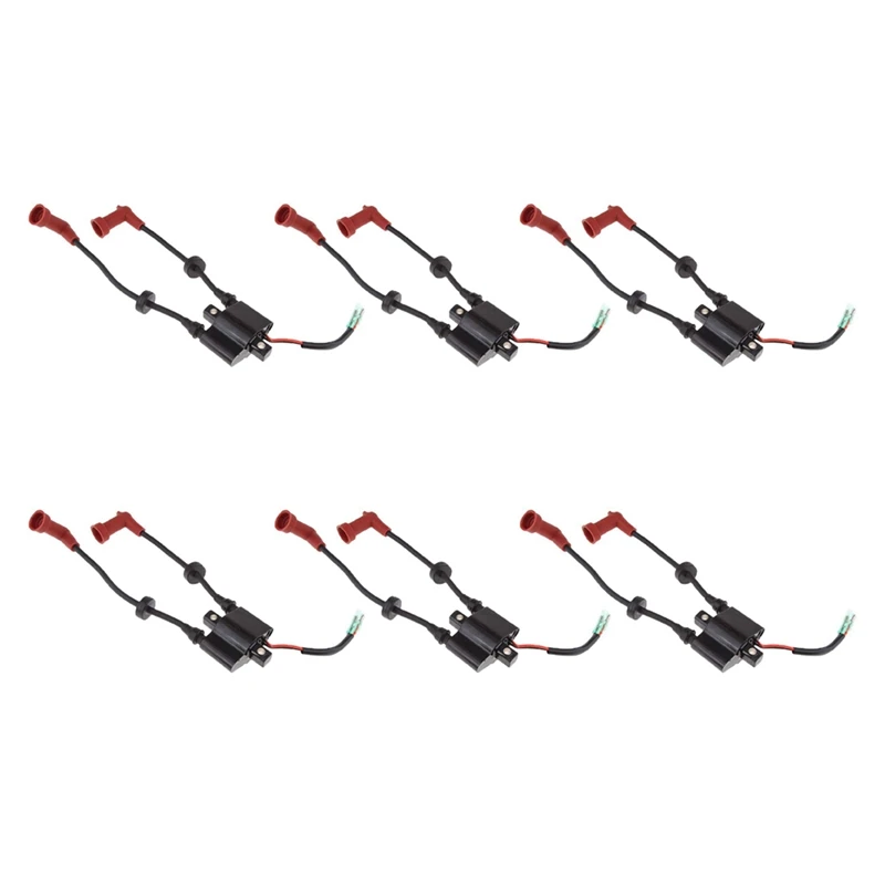 6X Marine Outboard Ignition Coil Assy For Yamaha F9.9 13.5 15 20 25HP 40HP Replace 6F5-85570-10 Motors Parts