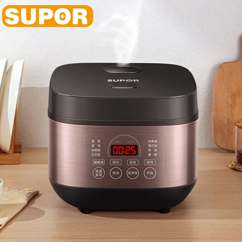 SUPOR 4L Rice Cooker 2-8 People Electric Cooker Automatic Household Kitchen Electric Cooking Machine 220V For Home