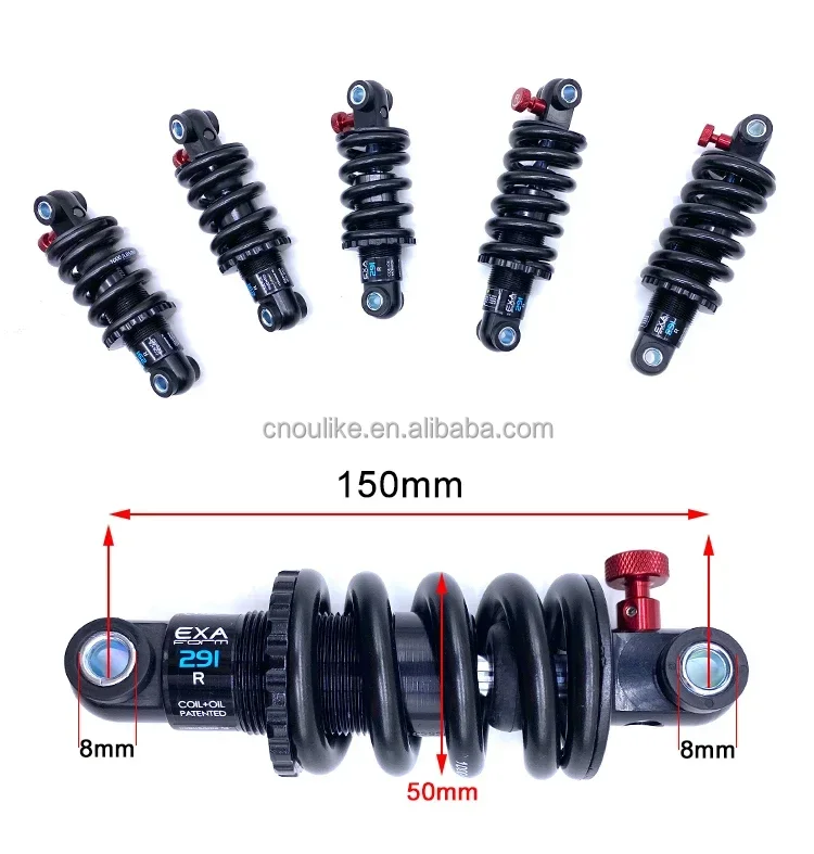 KS 291R Bike Shock Absorber 125 150 Mm Damper Adjustable Rear Shocks Downhill DH CX MTB Electric Scooter Motorcycles Exa Form