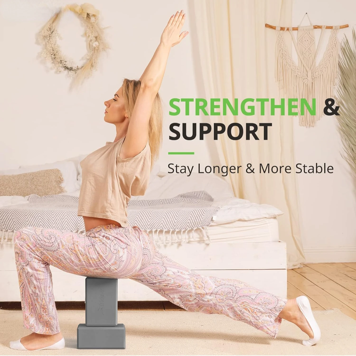 Enhance Your Yoga Practice with Premium Lightweight Odor-Resistant Foam Yoga Blocks  Ultimate Comfort and Performance for Except