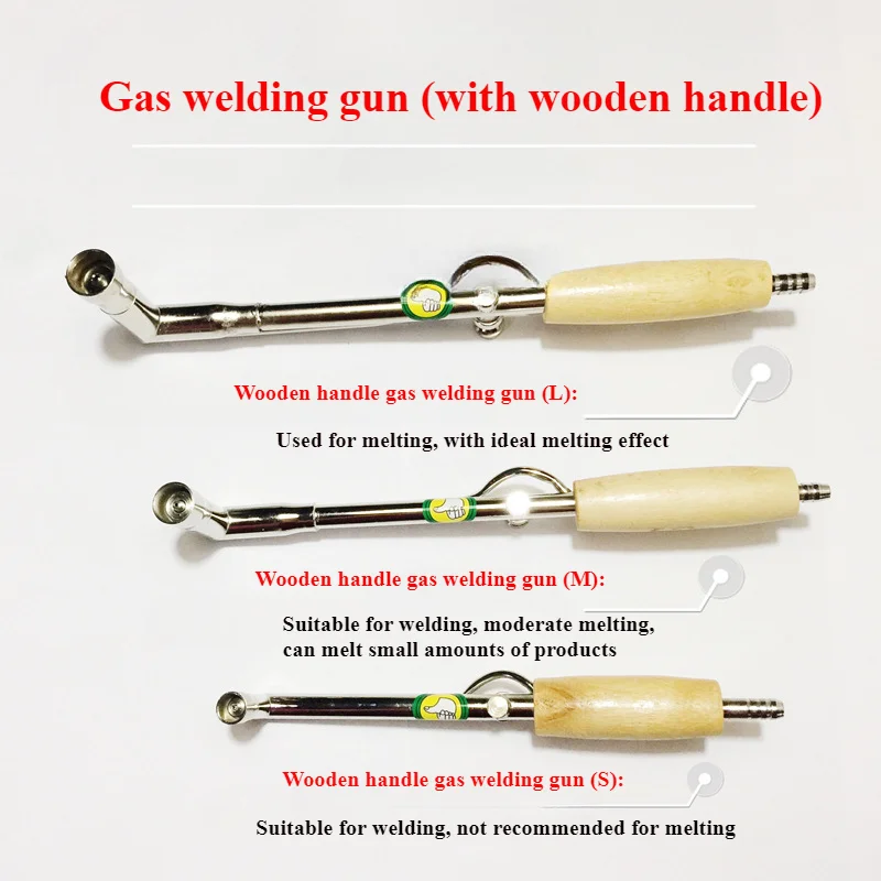 Adjustable Flame Gas Welding Gun with Wooden Handle, Welding Tool for Jewelry Making,  Jewelry Processing Tool and Equipment