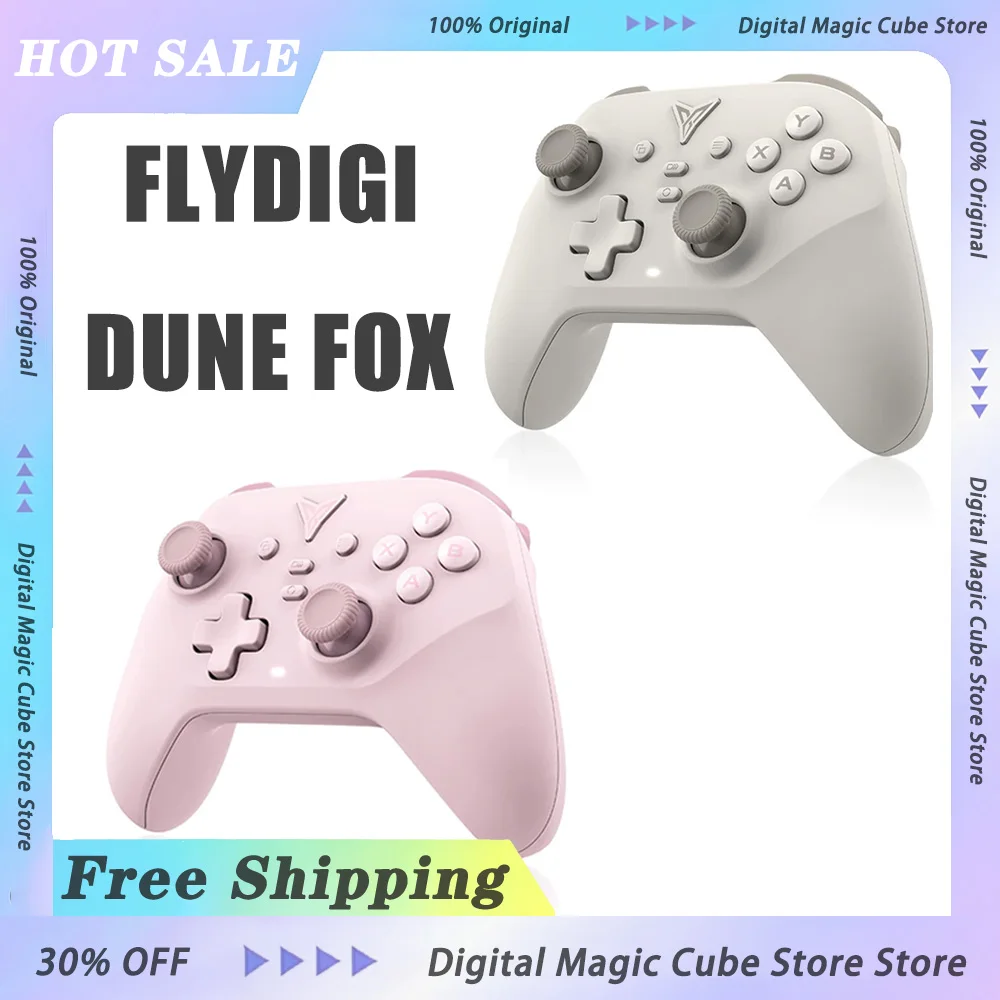 

Flydigi Dune Fox Gaming Controller with Hall Effect Joystick Trigger for PC Nintendo Switch Android iOS Mobile Wireless Gamepad
