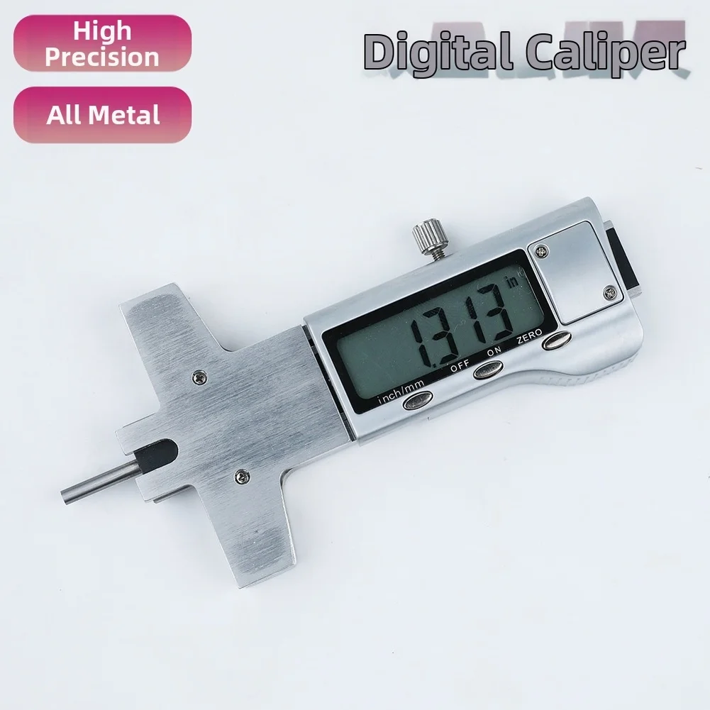 Digital Guitar String Action Ruler Height Gauge Metal Inch MM For Zero For Reset For Acoustic Electric Classical Guitar Repair T