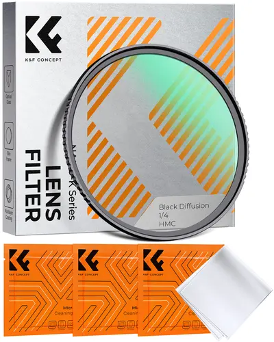 K&F CONCEPT K Series 49-82mm Filters UV/CPL/ND2-400/Black-Mist 1/4 Cap Clean Cloths Camera Lens Filter Set for Nikon Canon Leica - Image 12