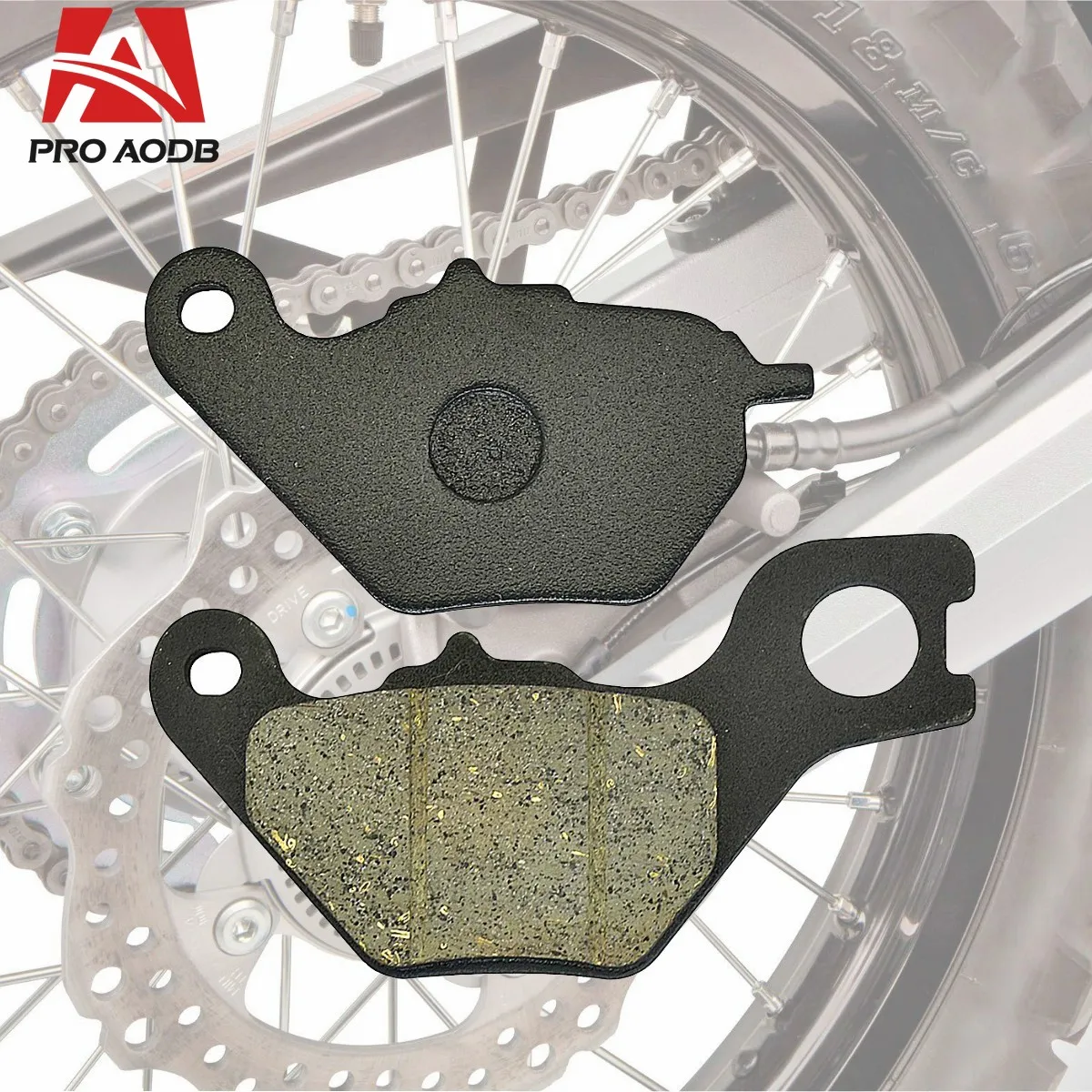 

Durable Original Brake Pad Motorcycle Scooter Brass Alloys Rear Brake Pads Kit For CU2 CU3 Super Soco TS TC Universal Parts