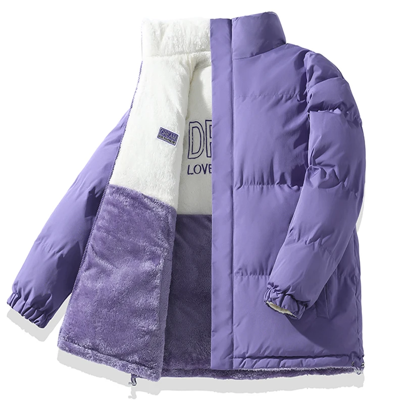 سترة رجالي سترة شتوية جديدة مع سترة من الصوف بلون سادة سترات دافئة للرجال معطف ترفيهي للأعمال معاطف للمراهقين