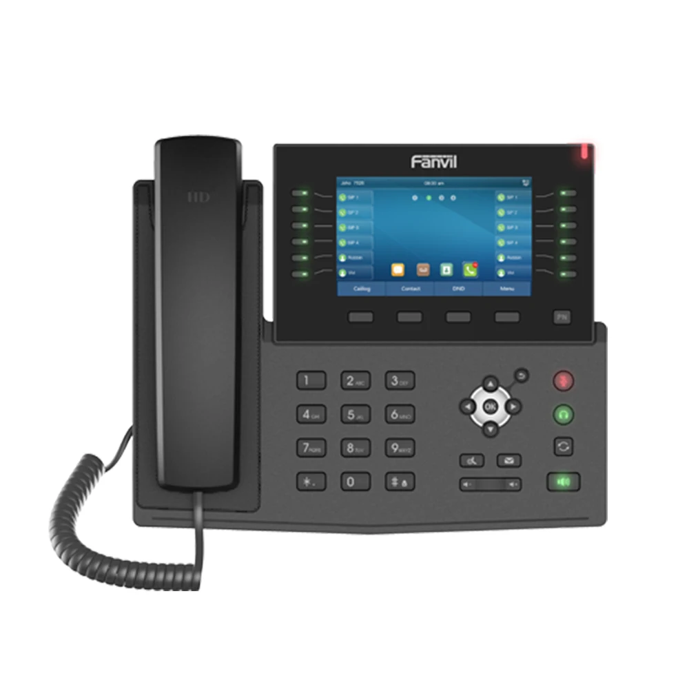 

High Resolution Color Display X7C Enterprise IP Phone SIP VoIP IP Phone With 20 SIP Lines