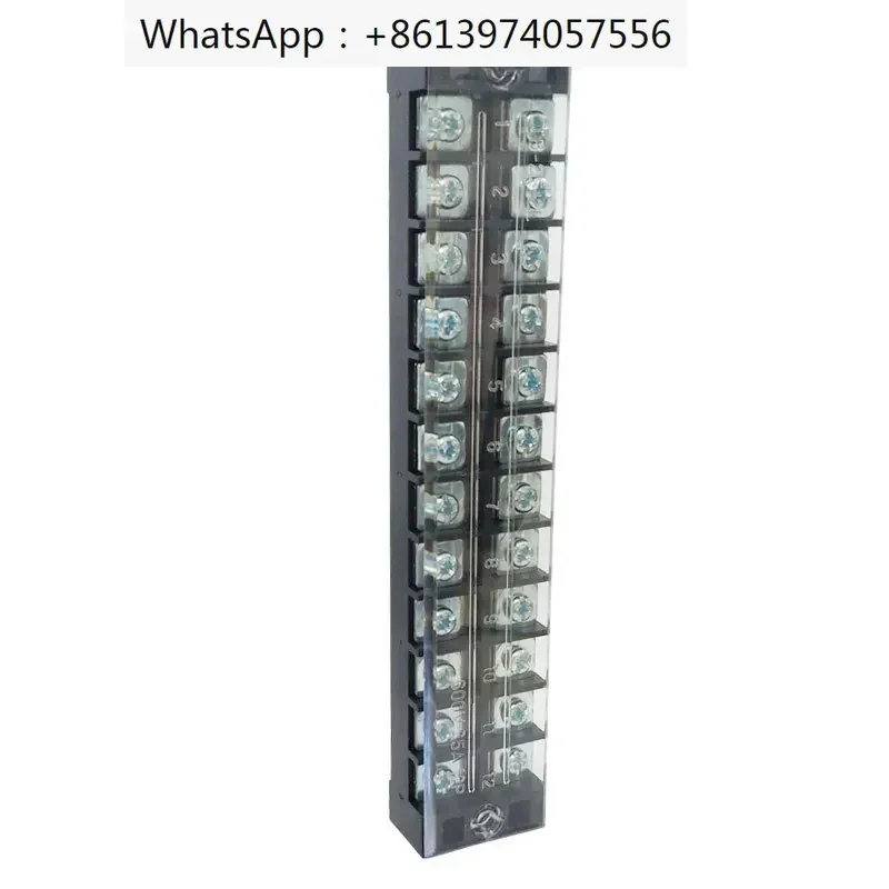 

TB-2512 terminal block block 12-position 12P/25A fixed fence type crimping column quick junction box connector Pack 20 pieces