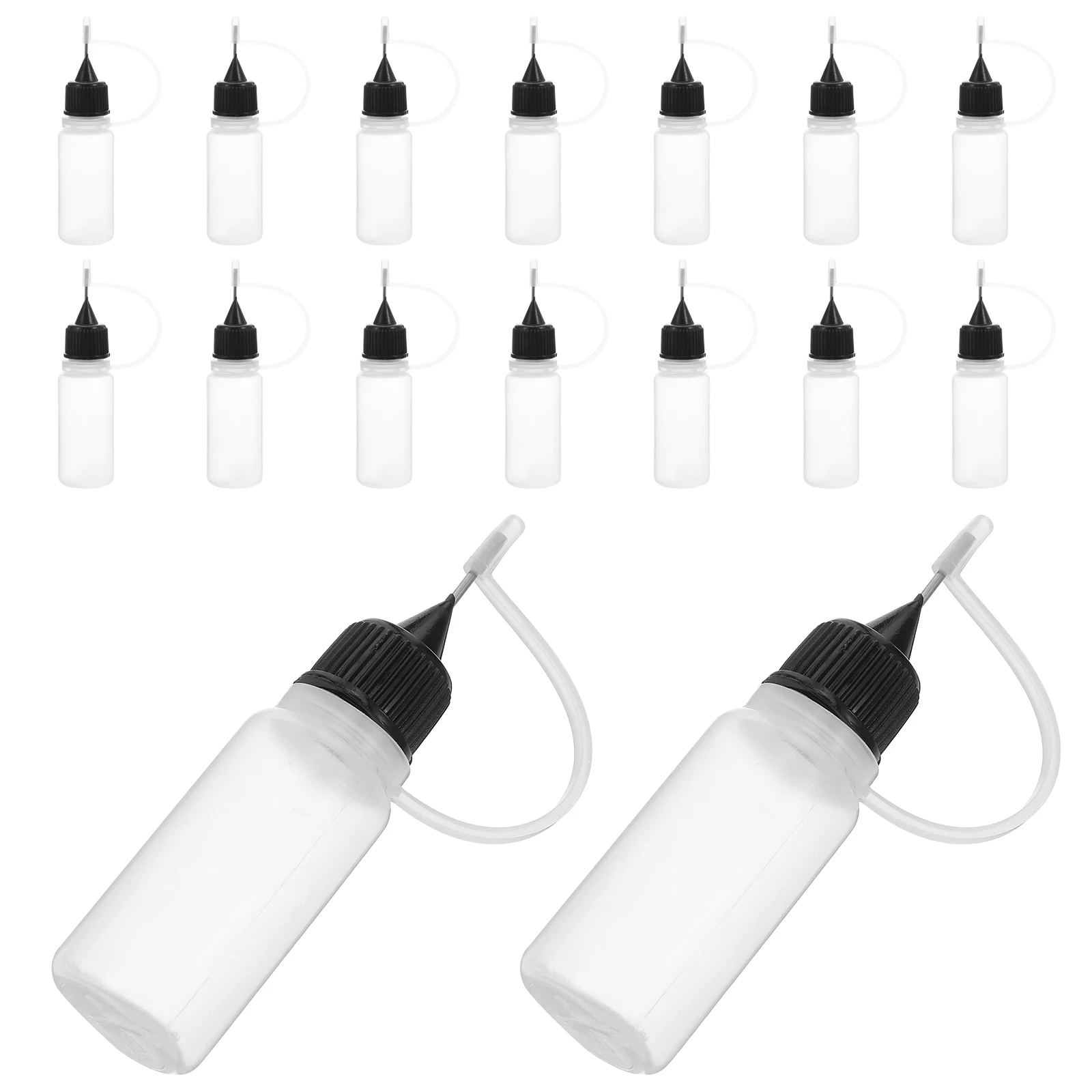 

50 Pcs Laboratory Drop Bottle Squeeze Bottles Empty Dropper Sample Clear Plastic