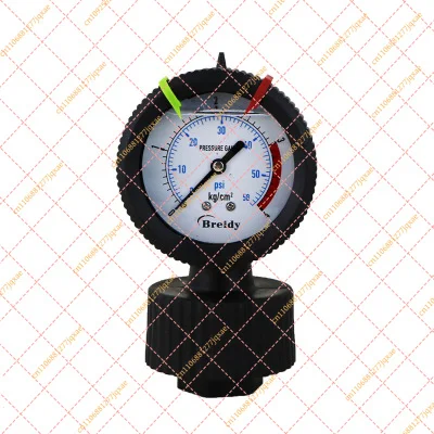 PP Diaphragm Pressure Gauge, Anti-Corrosion Plastic Membrane Pressure Meter for Chemical Industry