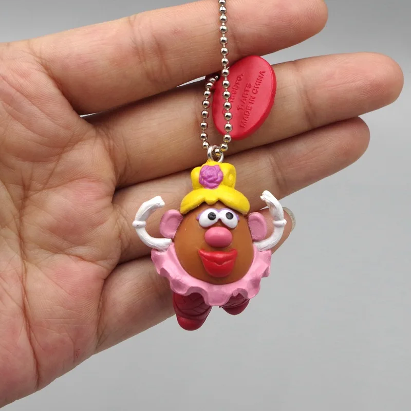 5 pçs/set Figuras de Anime Mr. Cabeça de Batata Casal PVC Modelo Bonito Chaveiro Pingente Coleção Decoração Ornamentos Brinquedo Presentes