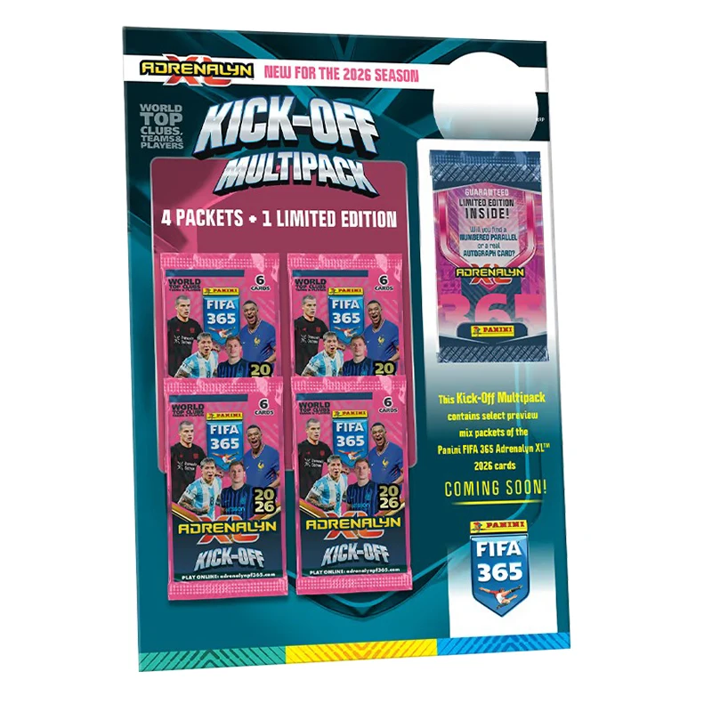 بطاقات كرة القدم Panini 2026 FIFA 365 Adrenalyn XL، سلسلة المجموعة الرسمية، مجموعة ملصقات اللاعبين، هدية تداول المعجبين #3