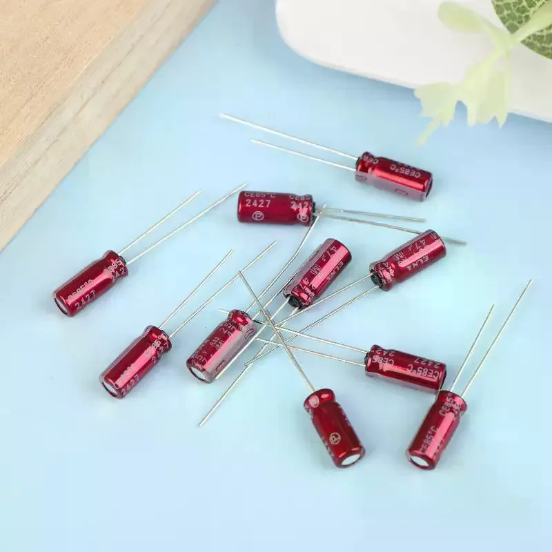 【New】10/30/50Pcs ELNA 25V47UF SILMIC II Series 5x11mm CE85°C Fever Audio Electrolytic Capacitor 25V47UF Copper Pin Capacitors