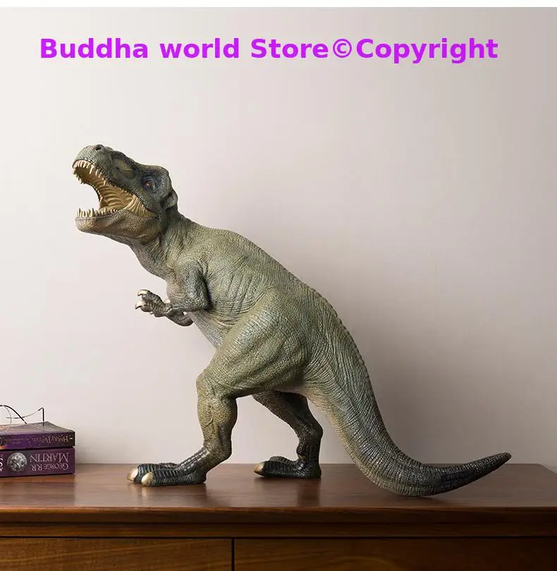 2025 HOME Office BAR Luxury decoration TOP grade COOL collection Handmade Art Jurassic period dinosaur COPPER Sculpture statue