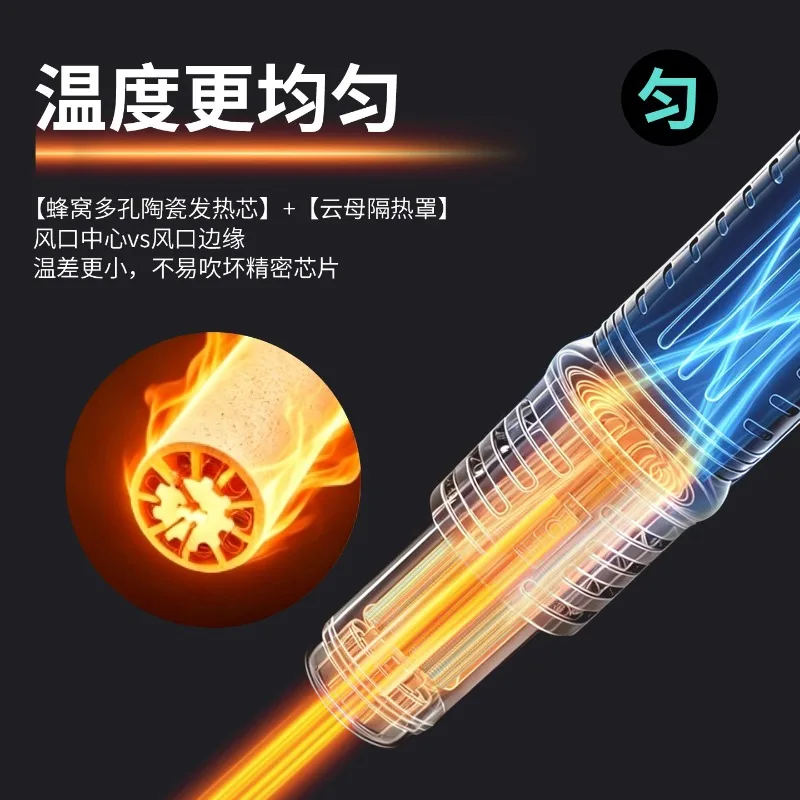 Intelligent Voice Operated Hot Air Gun Vortex Wind Rework Station Cellphone Maintenance Desoldering Equipment