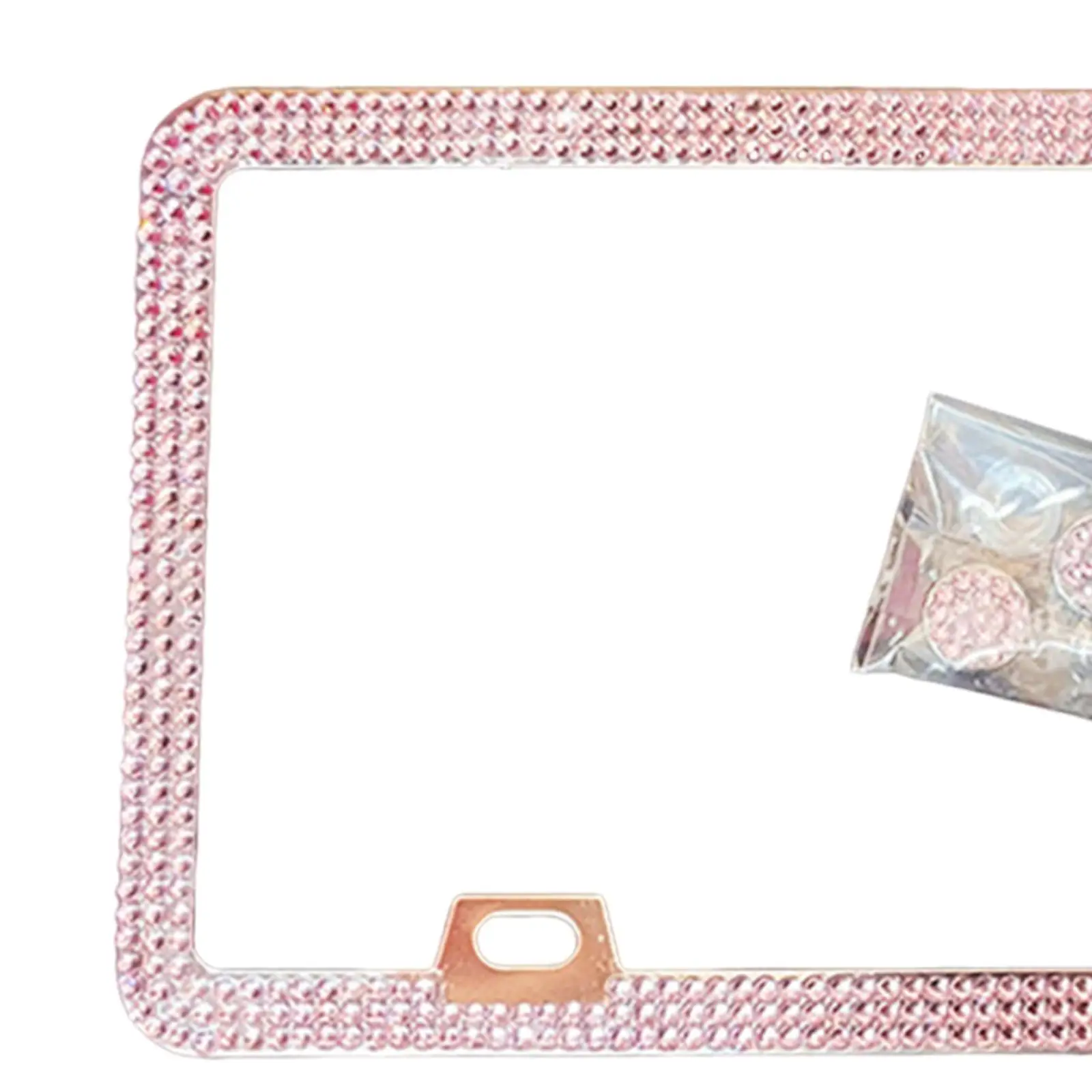 License Plate Cover Stainless Steel Polished Finish Quality Frame Anti Vibration Mount for SUV