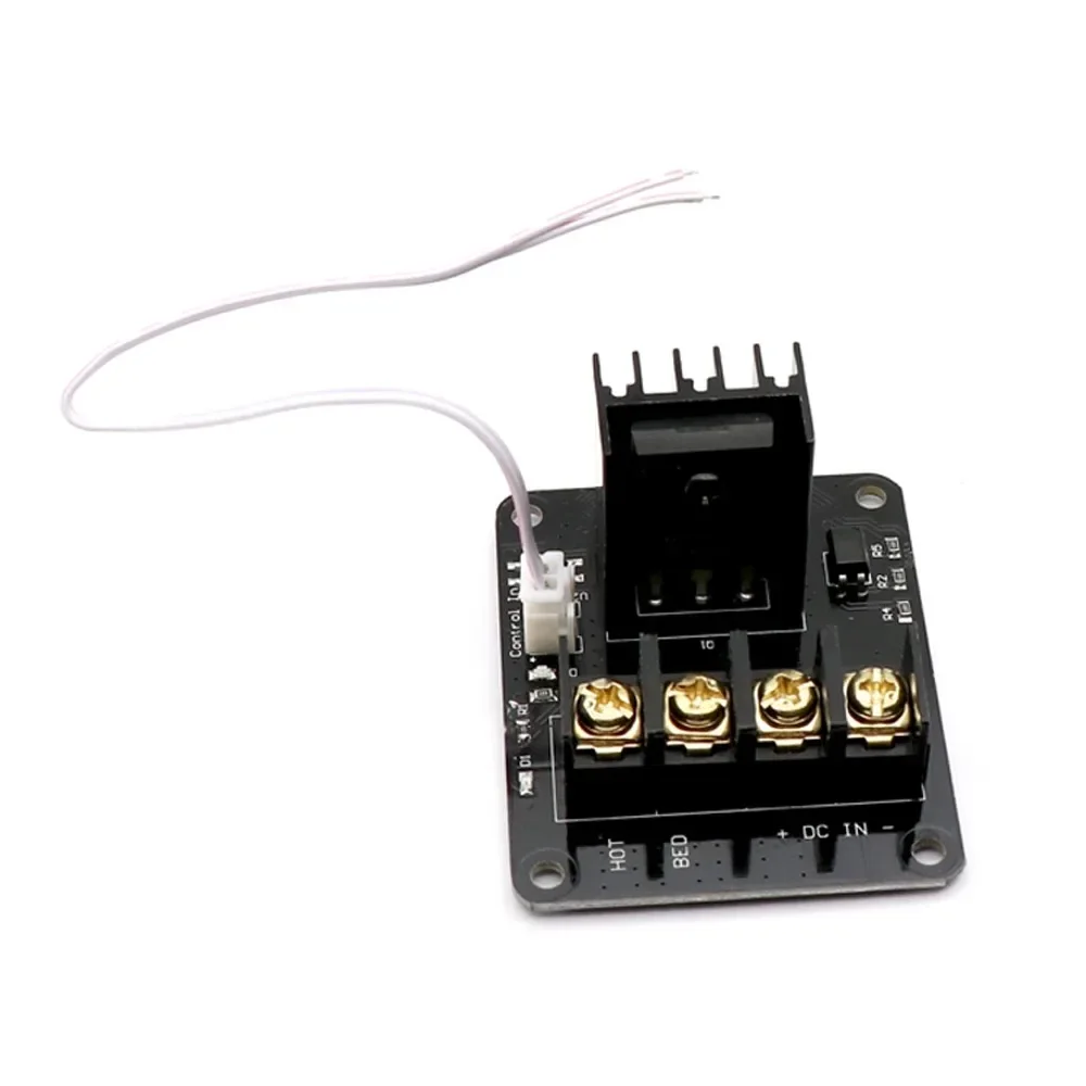 3D Printer Heated Bed Power Module /Hotbed MOSFET Expansion Module Inc 2pin Lead With Cable for Anet A8 A6 A2 Ramps 1.4