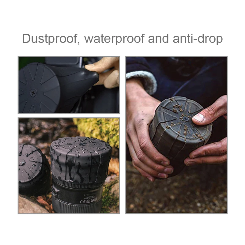 Slr Camera Lens Cover Zachte Siliconen Beschermende Cap Voor Canon Nikon Sony Olypums Fuji Lumix Pentax Dslr Lens