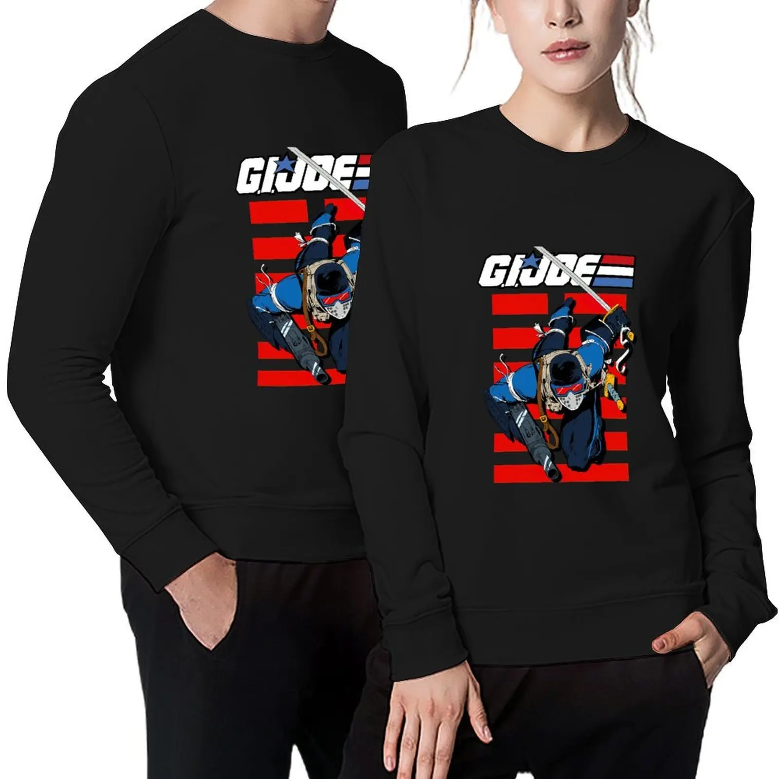

Gi Joe Snake Eyes Version Pullover autumn new products blouse men wear korean clothes oversize sweatshirt