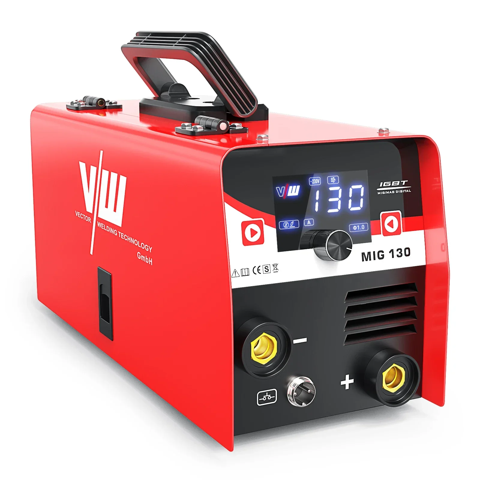 Stahlwerk &vector 3in1 Portable MIG No Gas Welding Machine with MMA, Lift TIG Welder Machine