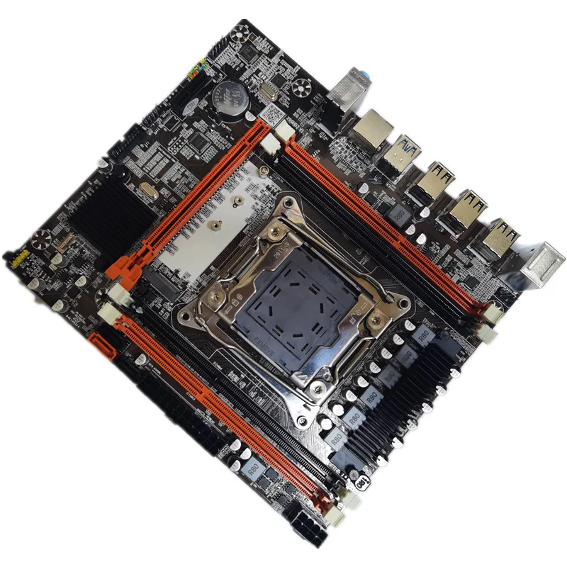

Новая основная плата X99, LGA2011, 3-контактный настольный компьютер с памятью DDR4 2680V4e5V3CPU, комплект