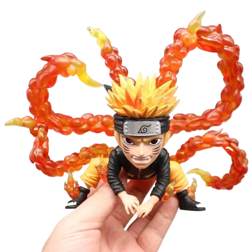 13.5Cm Gk Naruto Figura Levenslange Serie Vierstaartige Berserk Naruto Model Actiefiguur