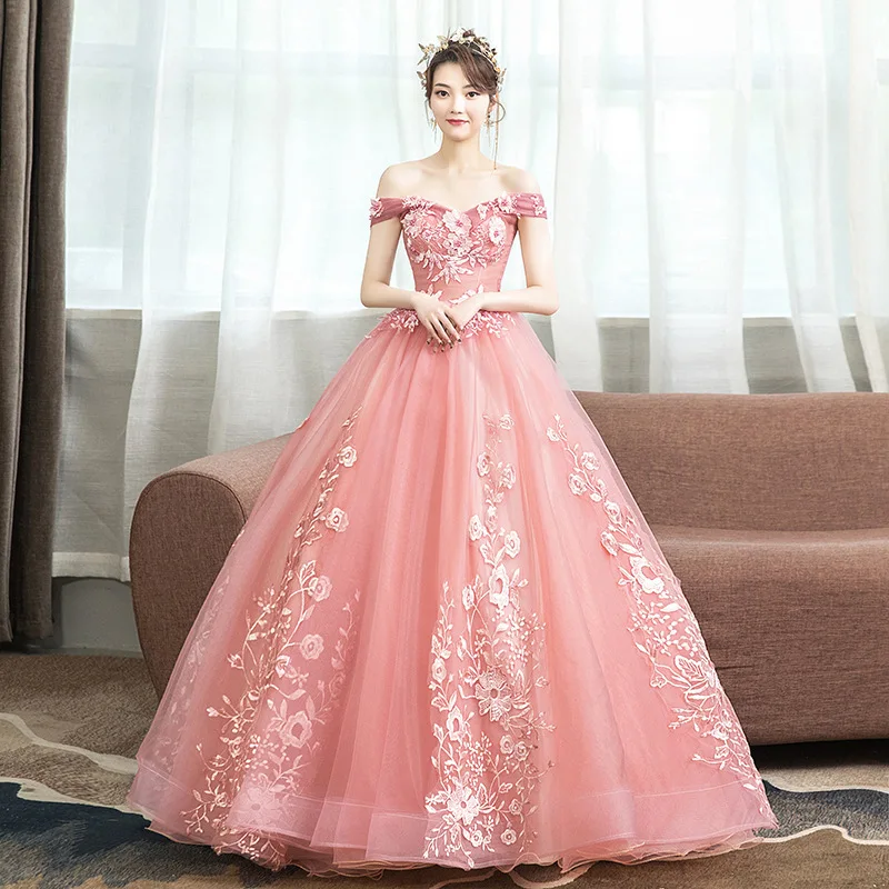 Luxuriöse rosa Spitze Quinceanera-Kleider, herzförmige Party, Vestidos 15 Jahre, Vintage-Ballkleid, Quinceanera-Kleid für Mädchen, süßes 16-Kleid