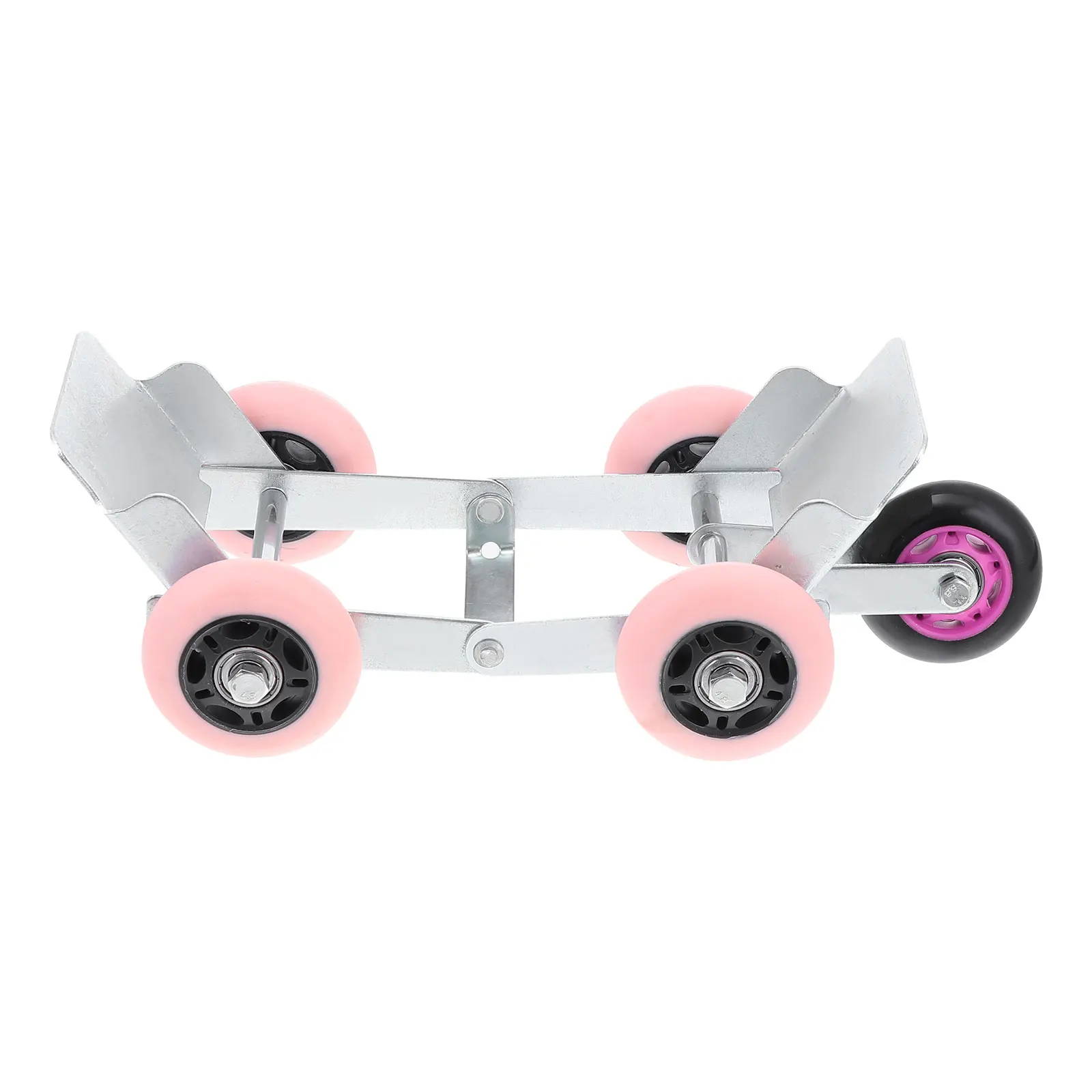 

1pc Electric Vehicle Trailer Car Mover Steel Rubber y Flat Self Rescue Tool Portable Car Moving Device Wheel