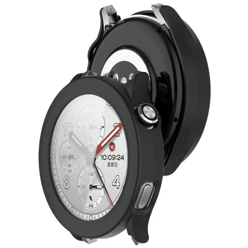 

CORA Integrated Smartwatch Case Reinforced Glass Front Shock Absorb Back Ergonomic Design Smartwatch Case Suitable for S5
