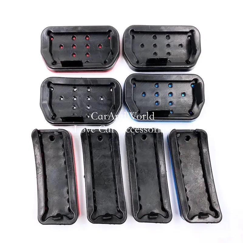 Aluminium Alloy Car AT Foot Rest Pedals Accelerator Gas Pedal Brake Cover Non-slip Protect Pads For GAC GS4 2020-2023