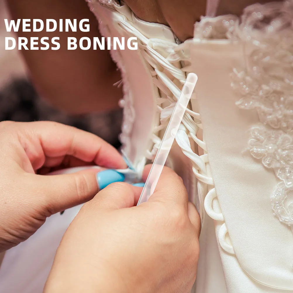 20 pezzi multifunzione in plastica per lische di pesce, abito da sposa, corsetto trasparente da sposa per realizzare corsetti con disossamento