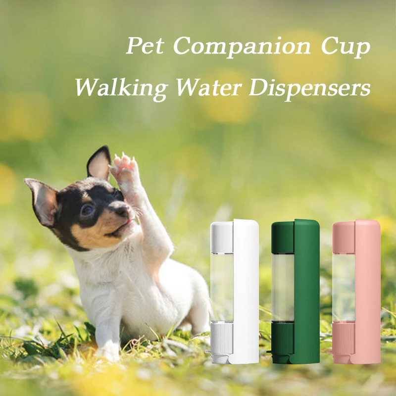 Food Grade Free Leak-Proof Portable Dog Water Bottle Cat Travel Drink Cup With Bowl Dispenser Pet Outdoor Walking