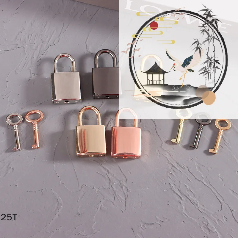 Good Quality Mini Padlocks Key Lock With Key Supplied For Jewelry Box Storage Box Diary Book Suitcase