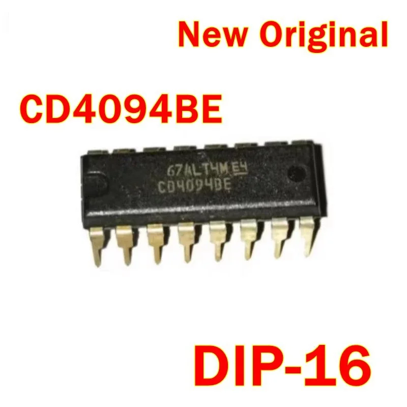 

New and Original CD4094BE DIP-16 CMOS 8-Stage Shift-and-Store Nus Register