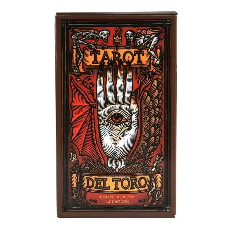 

Карты для гадания Tarot Del Toro, 78 колодов, издание для гадания на английском языке, игры в карты для галота