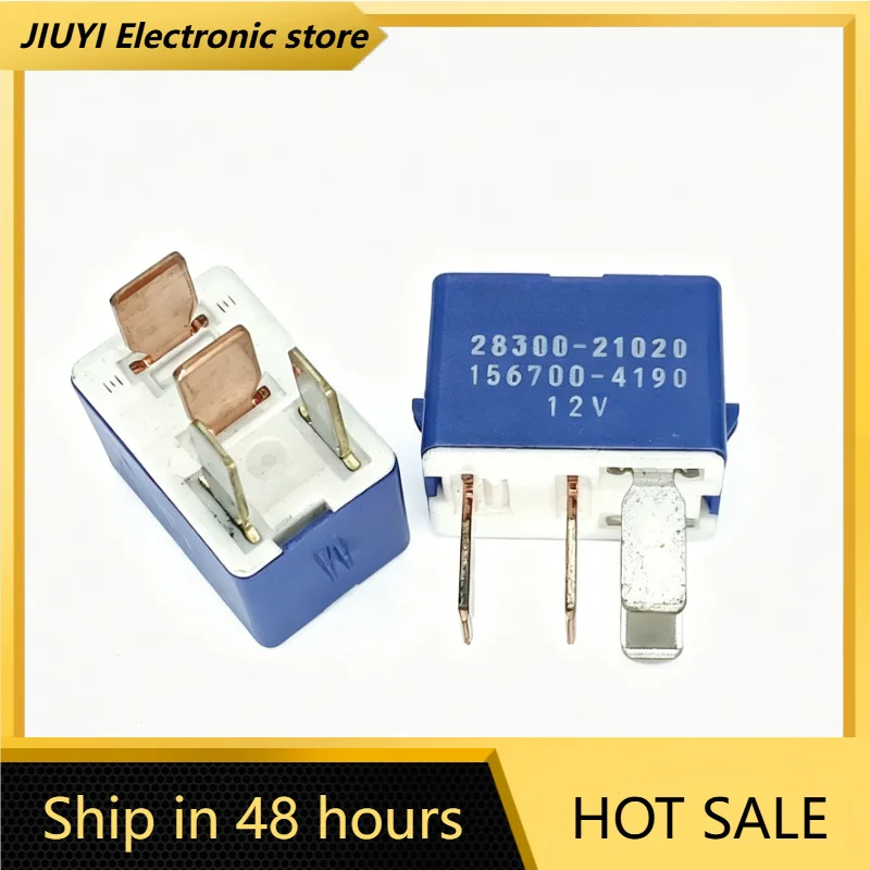 New 1pcs/lot 4 Pin 12VDC 30A Car Relay 28300-21020 156700-4190 Auto Starter Relay Vehicle Replacement Parts For SUV Sedan Cars