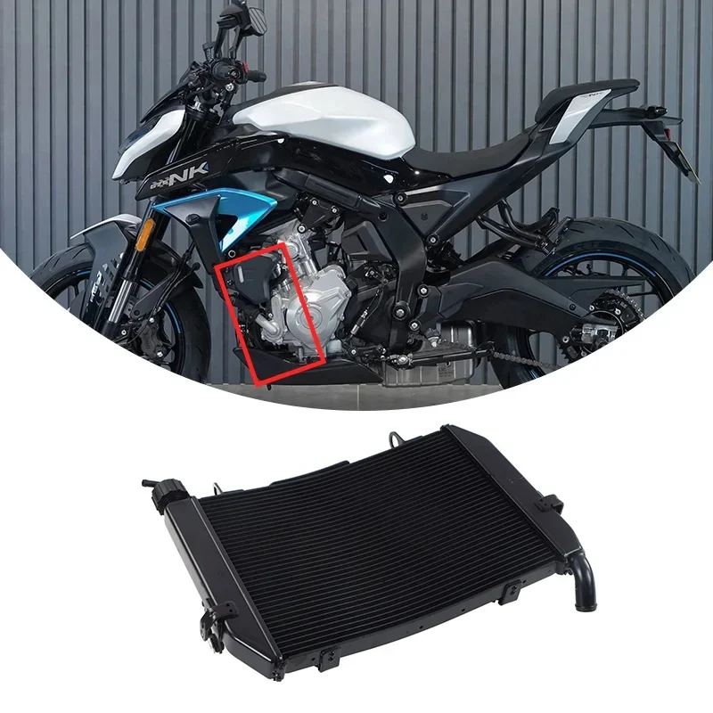 For CFMOTO 675NK Radiator Fan Assembly Moto Accessories CF Moto 675 NK Engine Water Tank Cooling Fan Motor Kit Motorcycle Parts
