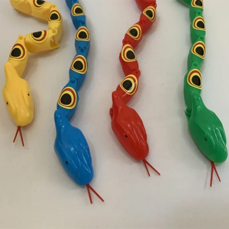 30cm brinquedo de cobra articulada realista 4 cores adultos crianças brincadeira adereços diversão modelo de cobra falsa festa abril tolos dia horror brinquedos complicados